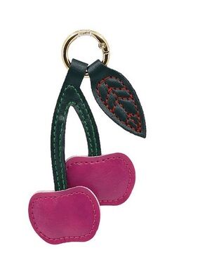 New Blue Moon Studio Cherry Clip-On Bag Charm